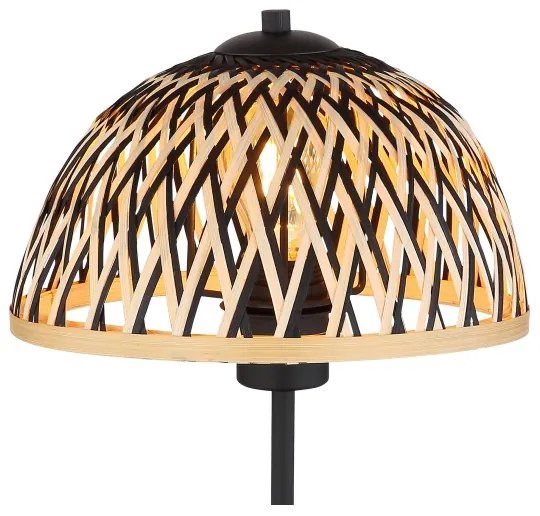 Globo 15767T - Lampada da tavolo COLLY 1xE27/15W/230V bambù