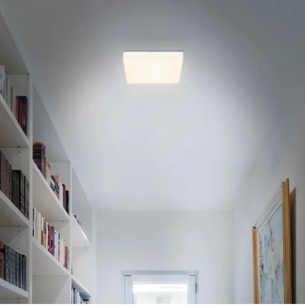 Briloner 7070-016 - Plafoniera LED FLAME LED/16W/230V bianco