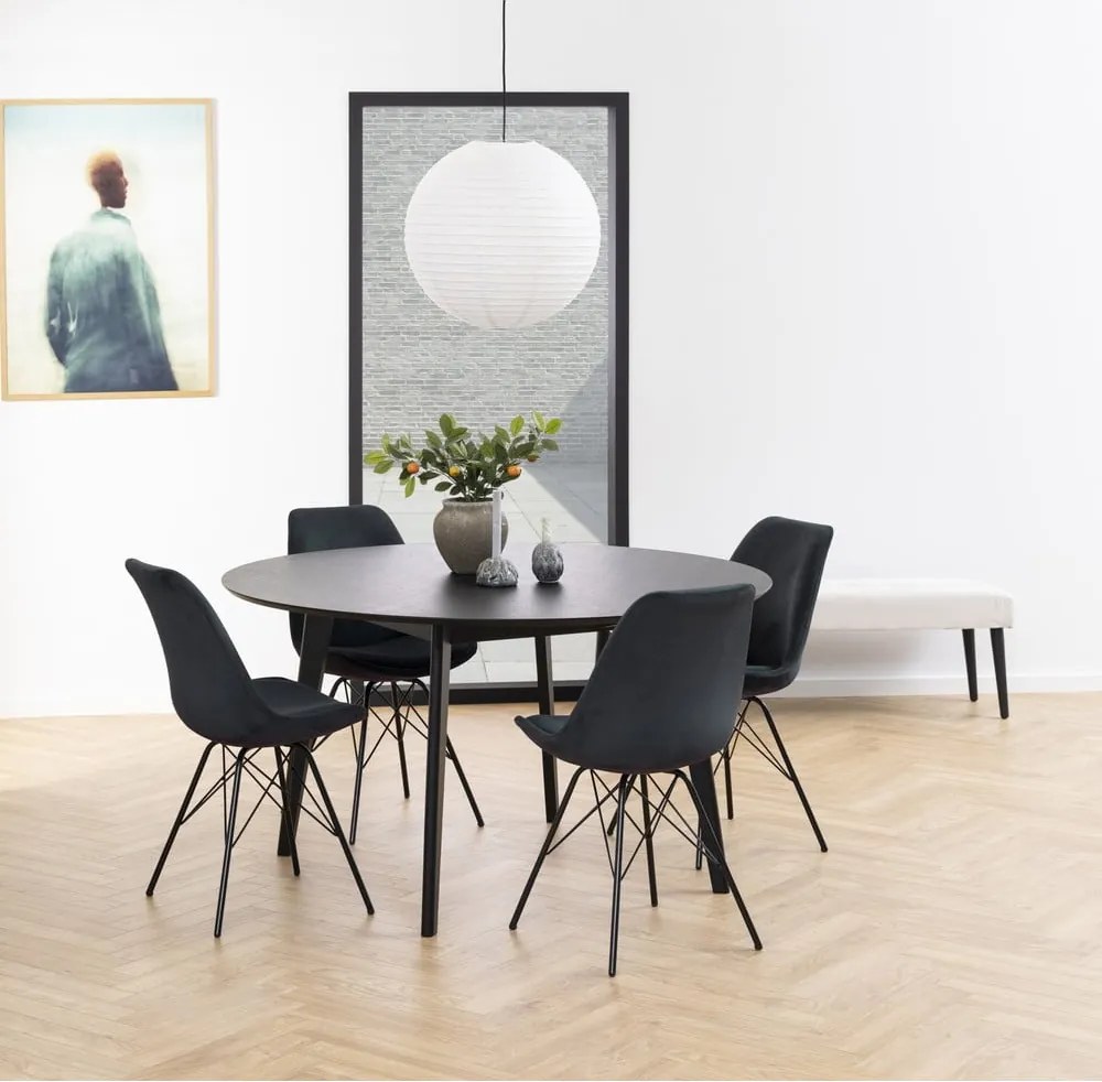 Sedia da pranzo grigio scuro Eris - Actona