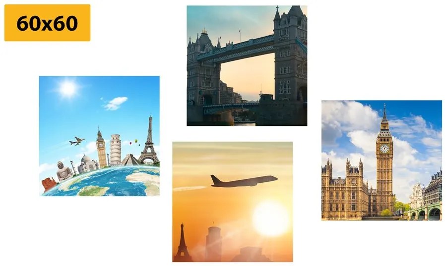 Set di quadri – Per gli amanti di Londra