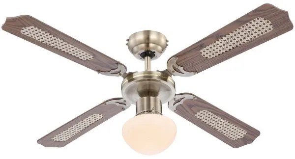 Globo 03804 - Ventilatore da soffitto CHAMPION 1xE27/60W/230V