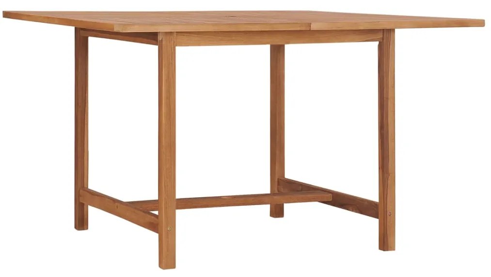 Tavolo pranzo da giardino Ø110x110x75 cm legno massello di teak