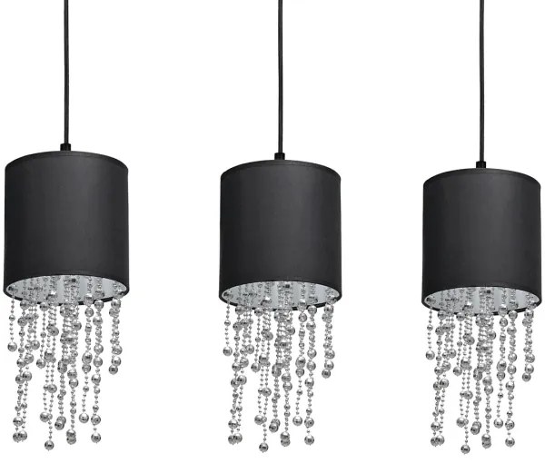 Lampadario a sospensione con filo ALMERIA 3xE27/60W/230V