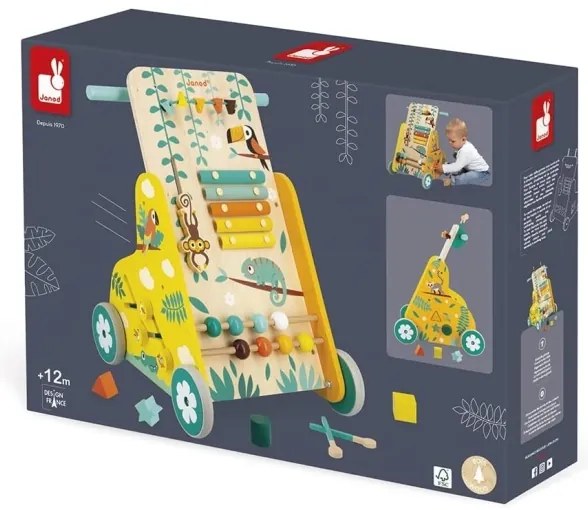 Janod - Passeggino con attività TROPIK
