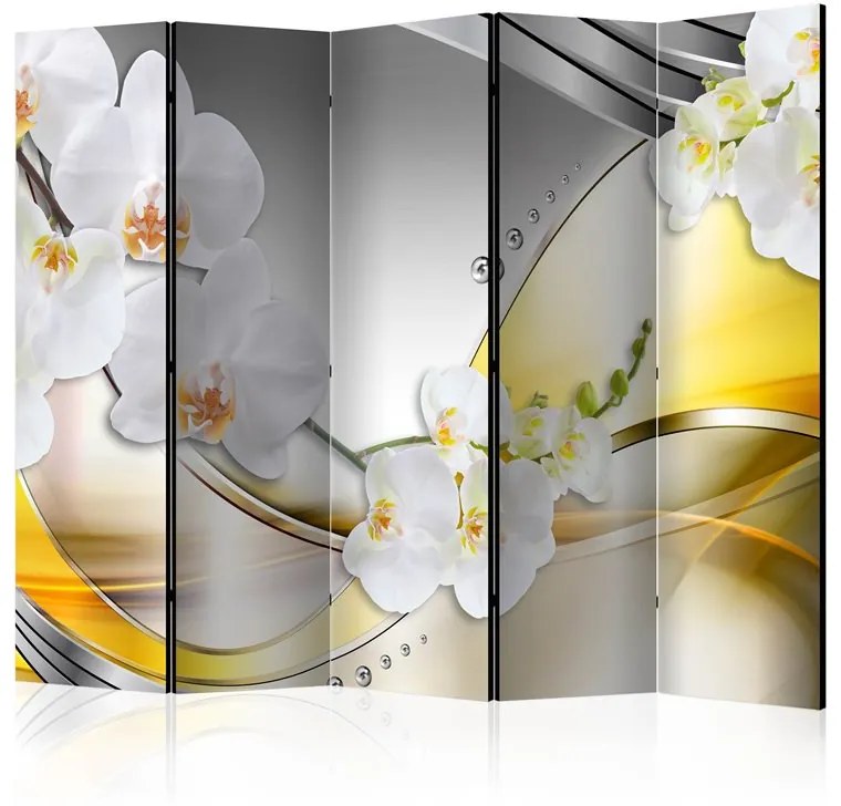 Paravento  Yellow Journey II [Room Dividers]  Colore Argento, Dimensioni e Misure 225x172