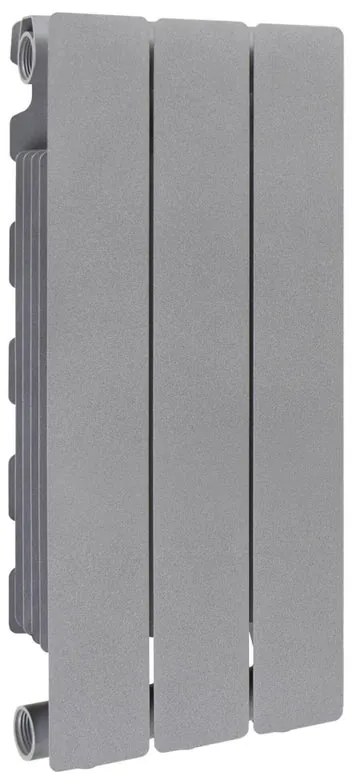 Radiatore acqua calda PRODIGE MODERN in alluminio, 3 elementi, interasse 500 mm, graphite