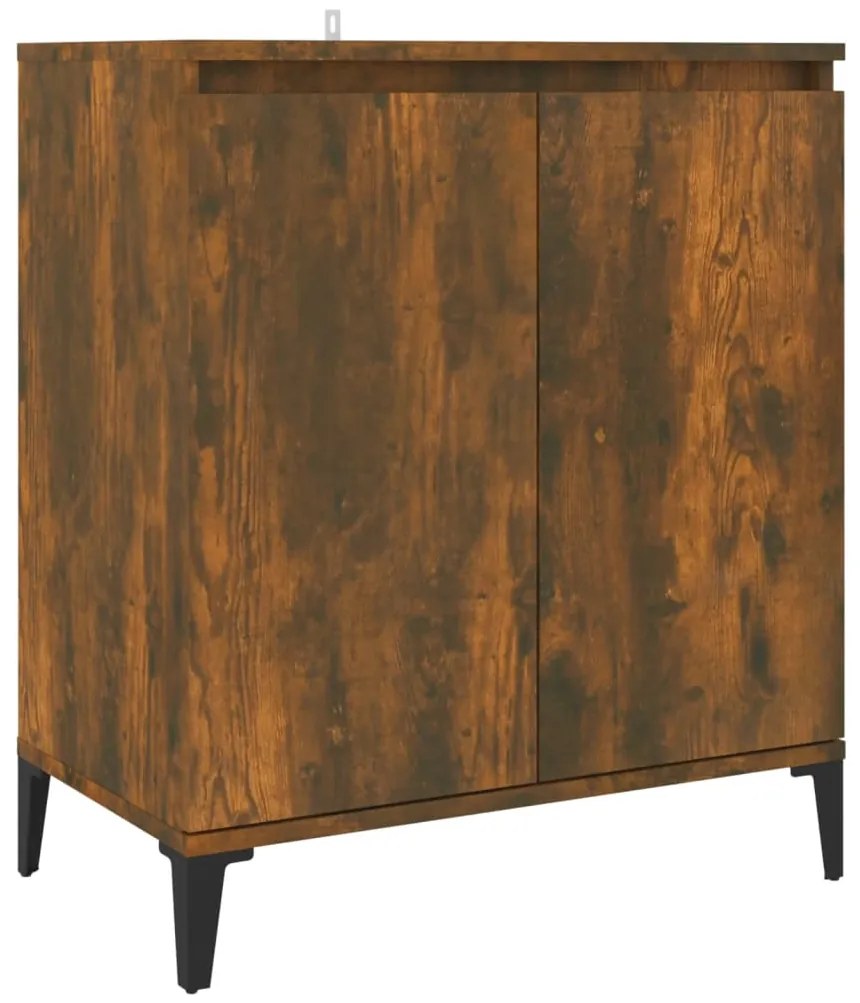 Credenza rovere fumo 60x35x70 cm in legno multistrato