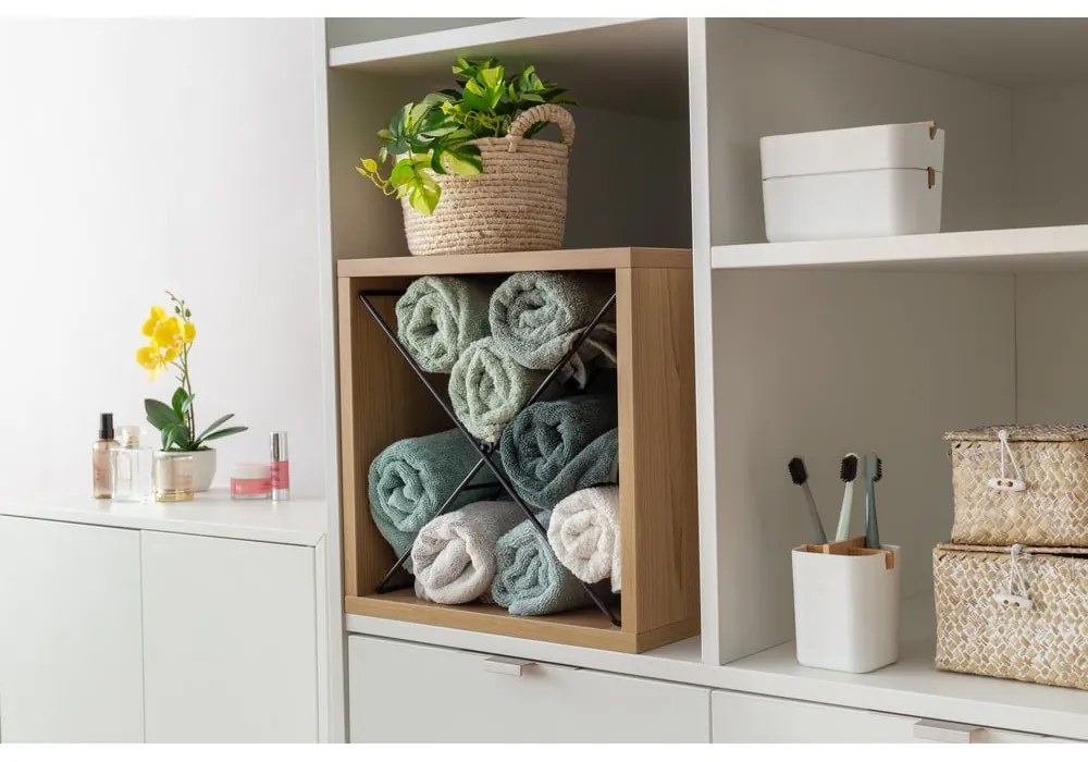 Organizzatore da bagno bianco Ecologic, 8,4 x 7,8 cm - Compactor