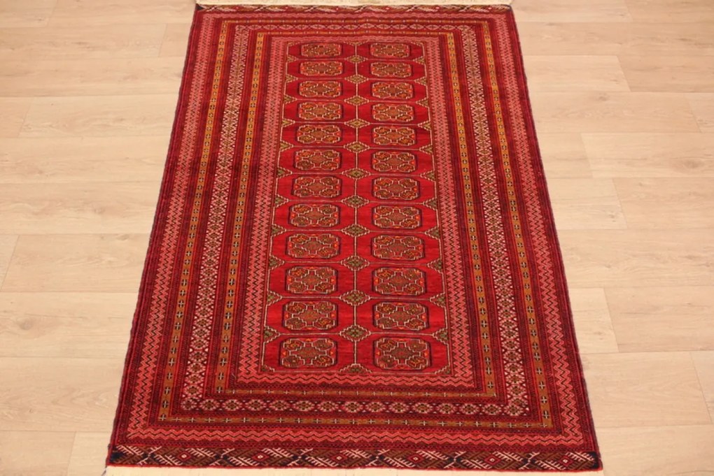 Turkmen Tappeto orientale 130 x 180 (Afghanistan) Annodato A Mano