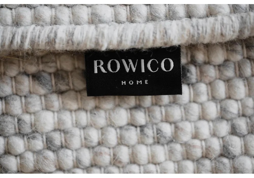 Tappeto rotondo in lana grigio chiaro ø 250 cm Auckland - Rowico