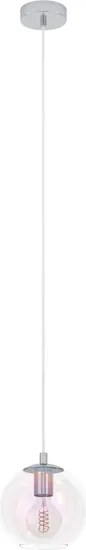 Eglo 901918 - Lampadario a sospensione con cavo ARISCANI 1xE27/60W/230V cromo lucido