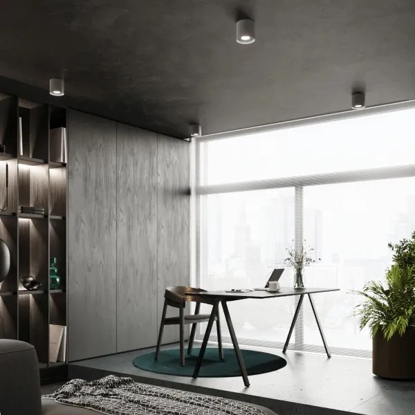 Sollux SL.1282 - Faretto MIKA 1xGU10/10W/230V grigio