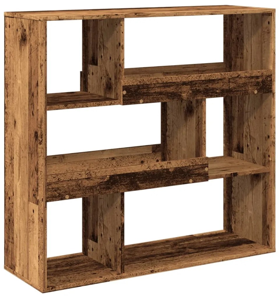 Libreria/divisorio legno antico 100x33x94,5 cm