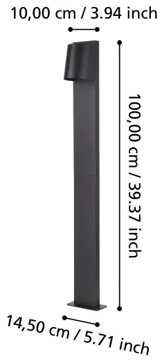 Eglo 900692 - Lampada LED da esterno STAGNONE 1xGU10/4,6W/230V IP54