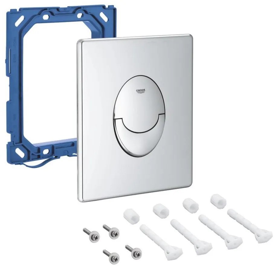 GROHE 42304000 - Placca di comando SKATE AIR 156 × 197 mm cromo lucido