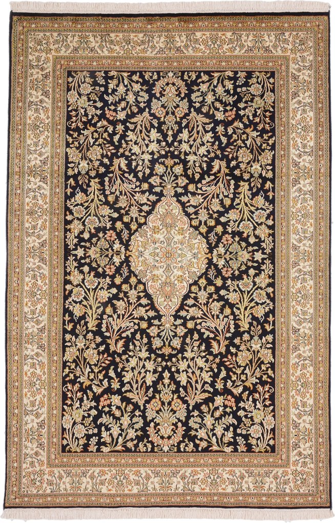 Cashmere Silk Tappeto 120 x 190 (Indian) Annodato A Mano