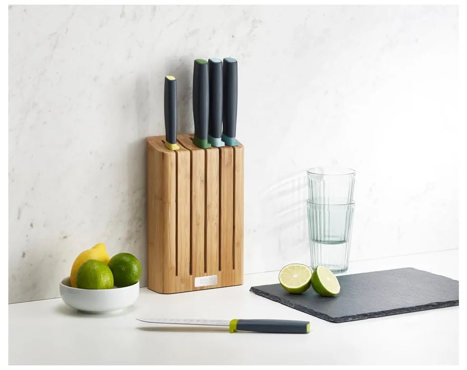 Set di coltelli con supporto in bambù Elevate - Joseph Joseph