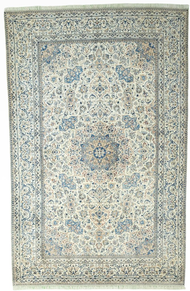 Nain Tappeto persiano 280x180 Beige (Iran) Annodato A Mano