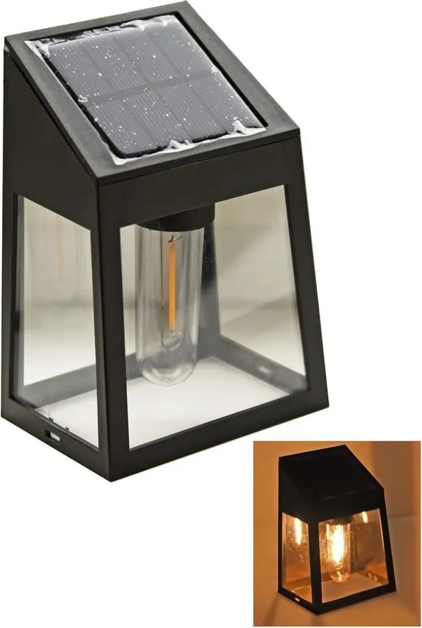 Lampada solare a LED per esterni (altezza 14 cm) - Garden Pleasure