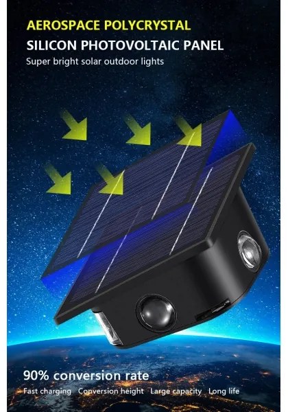 Immax 08487L - Applique a LED solare con sensore LED/2W/5V IP54