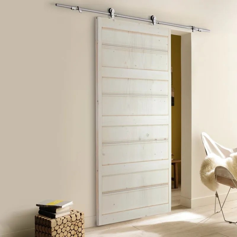 Porta scorrevole Storage in legno, L 96 x H 215 cm, con binario Toledo