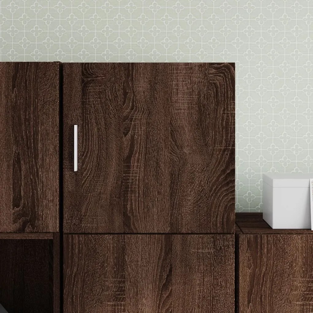 Mobile A Parete Rovere Marrone 40x42,5x40 Cm Legno Multistrato /
