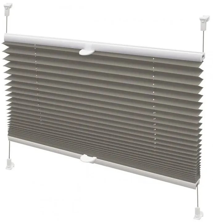 Tenda a pacchetto color antracite 57x150 cm Plisé Verona Termo – Gardinia