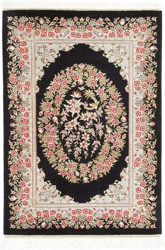 Ghom Tappeto persiano 90x60 (Iran) Annodato A Mano