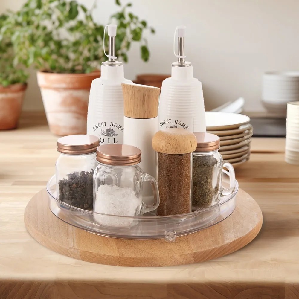 Organizer per spezie girevole in plastica ø 27 cm – Orion