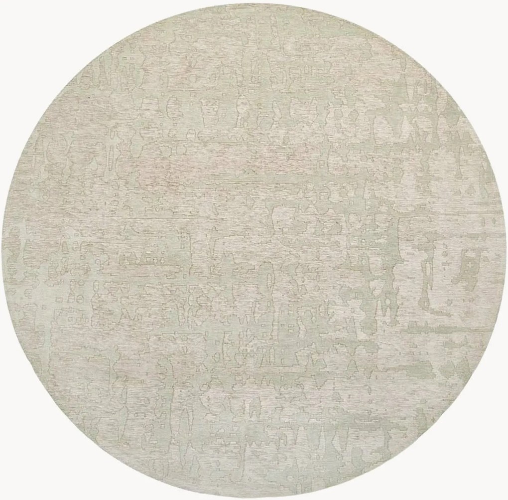 Tappeto rotondo jacquard lavabile da interno-esterno Baobab