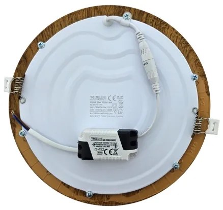 Lampada LED da incasso CIRCLE LED/18W/230V 4200K diametro 22 cm marrone