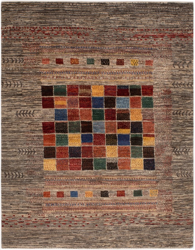 Loribaft Tappeto persiano 150 x 200 Rosso (Iran) Annodato A Mano