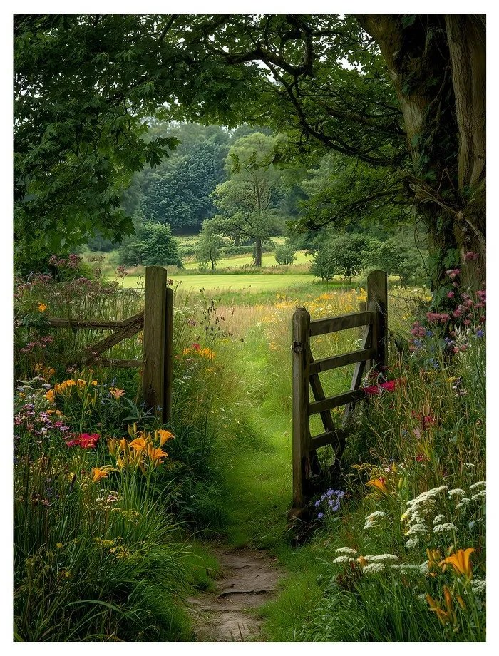 Dipinto 60x80 cm Garden Gate – Styler