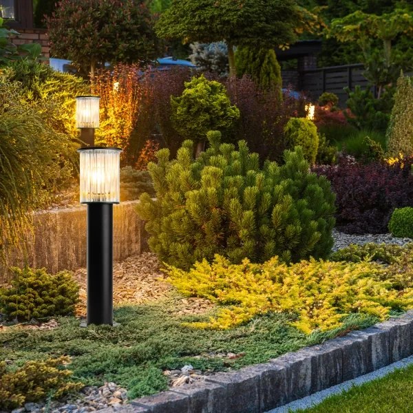 Argon 8749 - Lampada da esterno NORFOLK 1xE27/15W/230V IP44 52cm nero