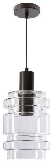 Lampada a sospensione RADON 1xE27/40W/230V trasparente