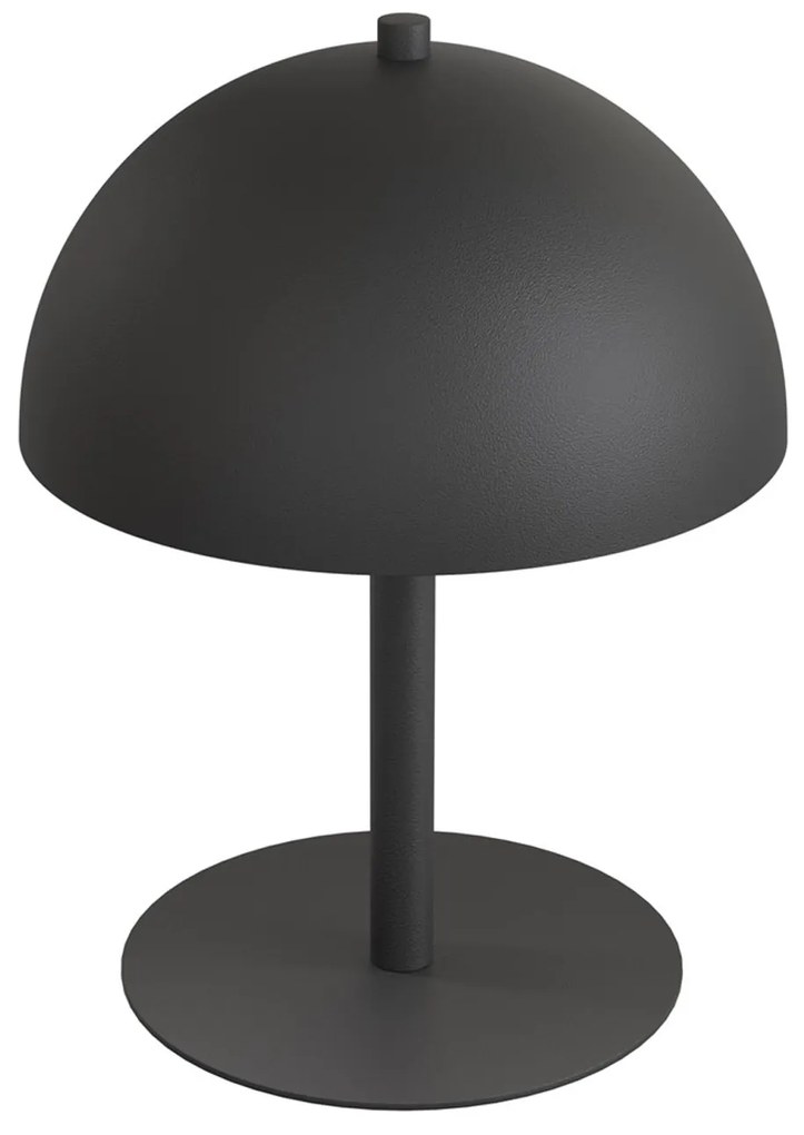 Lampada Da Tavolo Moderna Demetra Acciaio Nero 2 Luci G9 Ip20