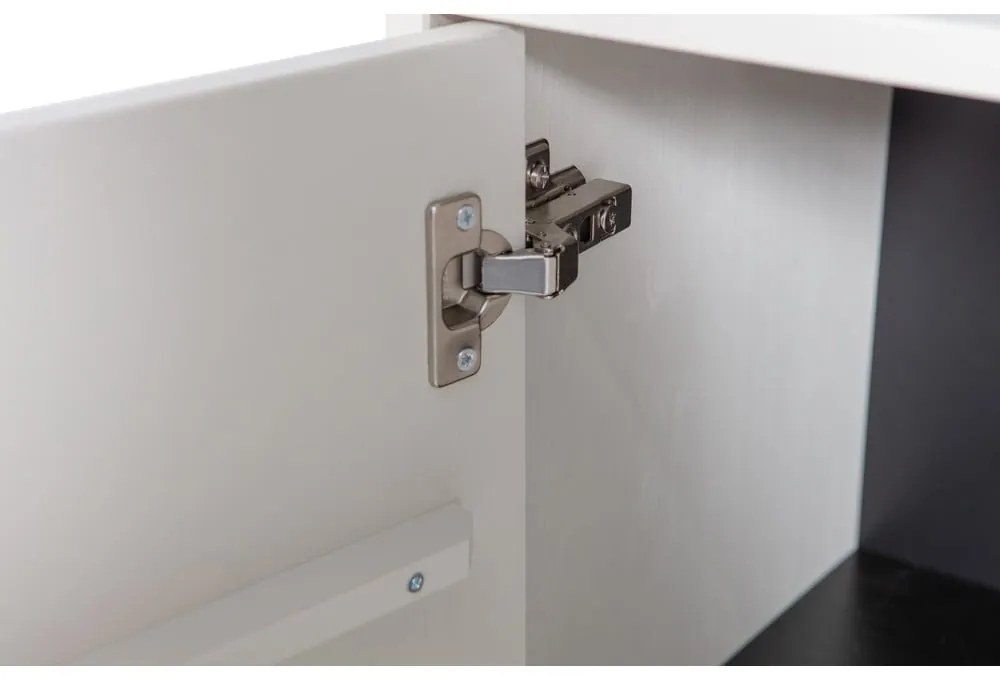 Vetrina in legno di pino grigio chiaro 53x230 cm Basic - vtwonen