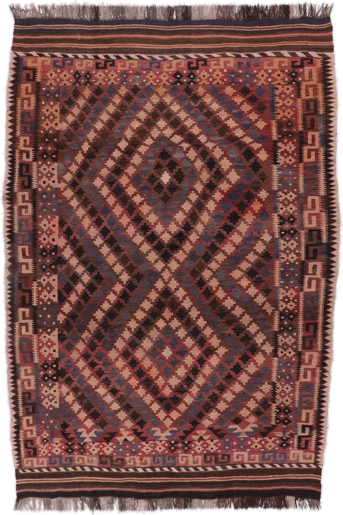 Kilim Tappeto persiano 210x320 (Iran) Tessuto A Mano