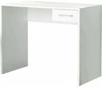 Scrivania Moderna con cassetto in Truciolare cm 90x74x45 - KELVIN Colore: Bianco