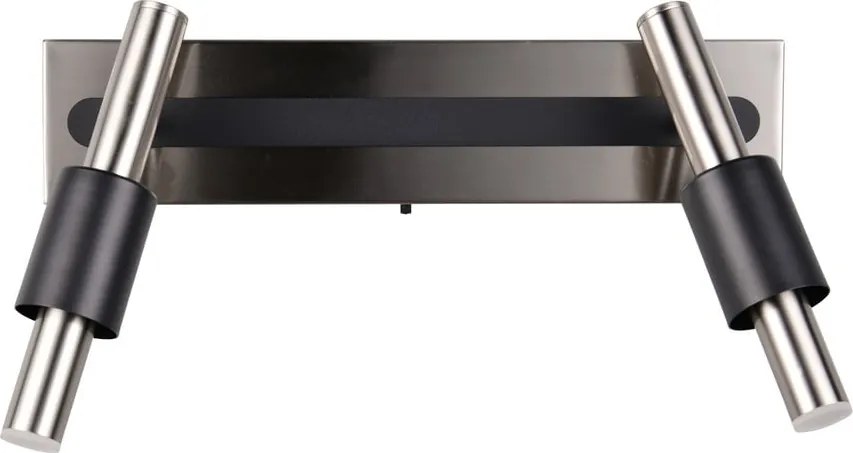 Faretto LED nero e argentato 20,5x42 cm Ikaris – Trio Select