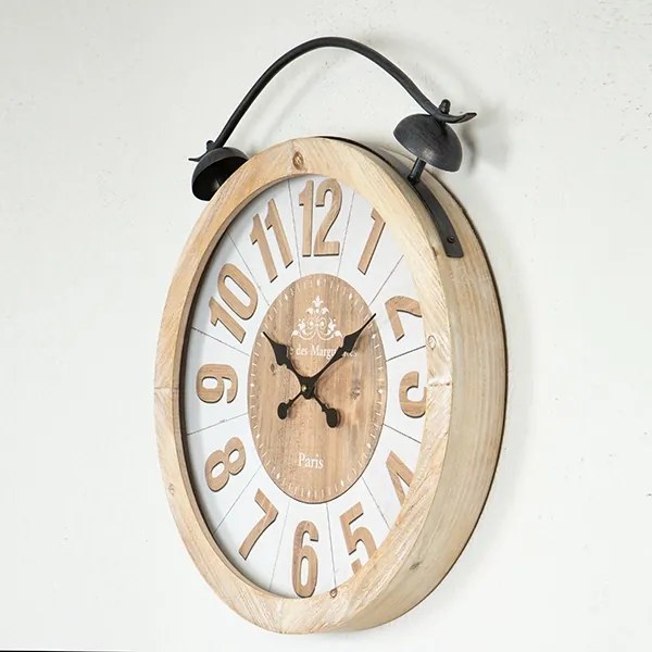 Orologio da parete 1xAA diametro 50 cm beige