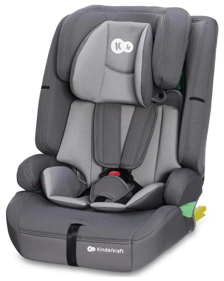 KINDERKRAFT - Seggiolino auto SAFETY FIX 2 i-Dimensioni (76-150 cm) grigio
