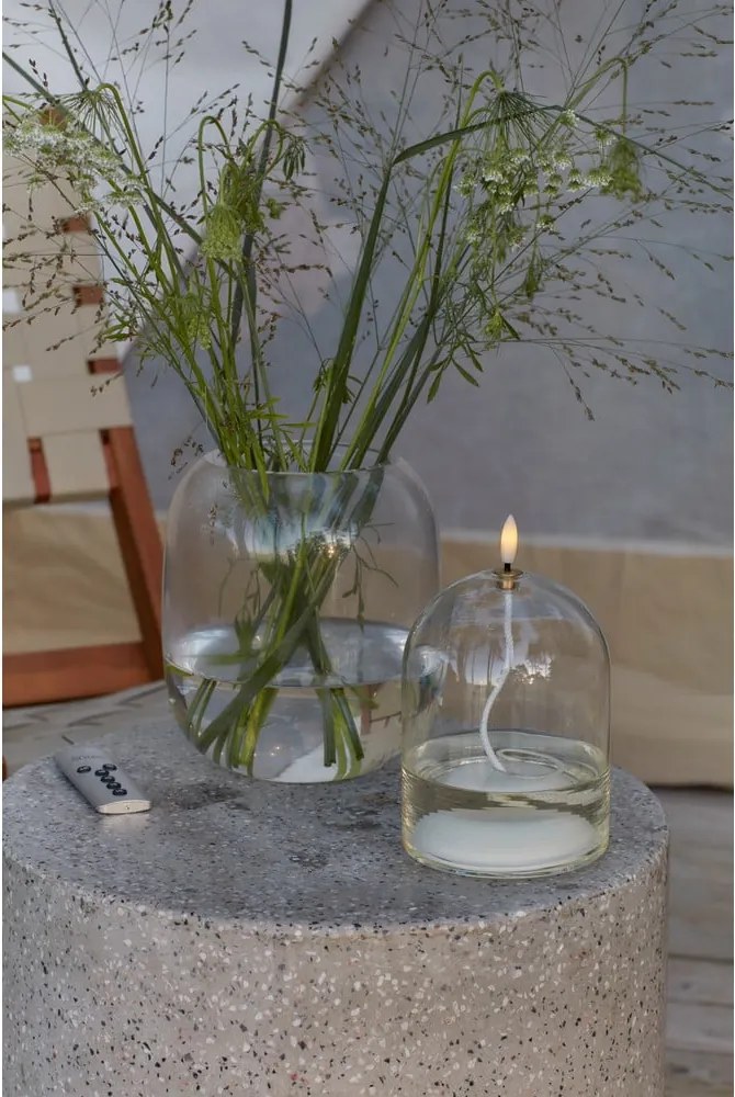 Candela a LED con alimentazione a batteria (altezza totale 15 cm) Dea – Sirius