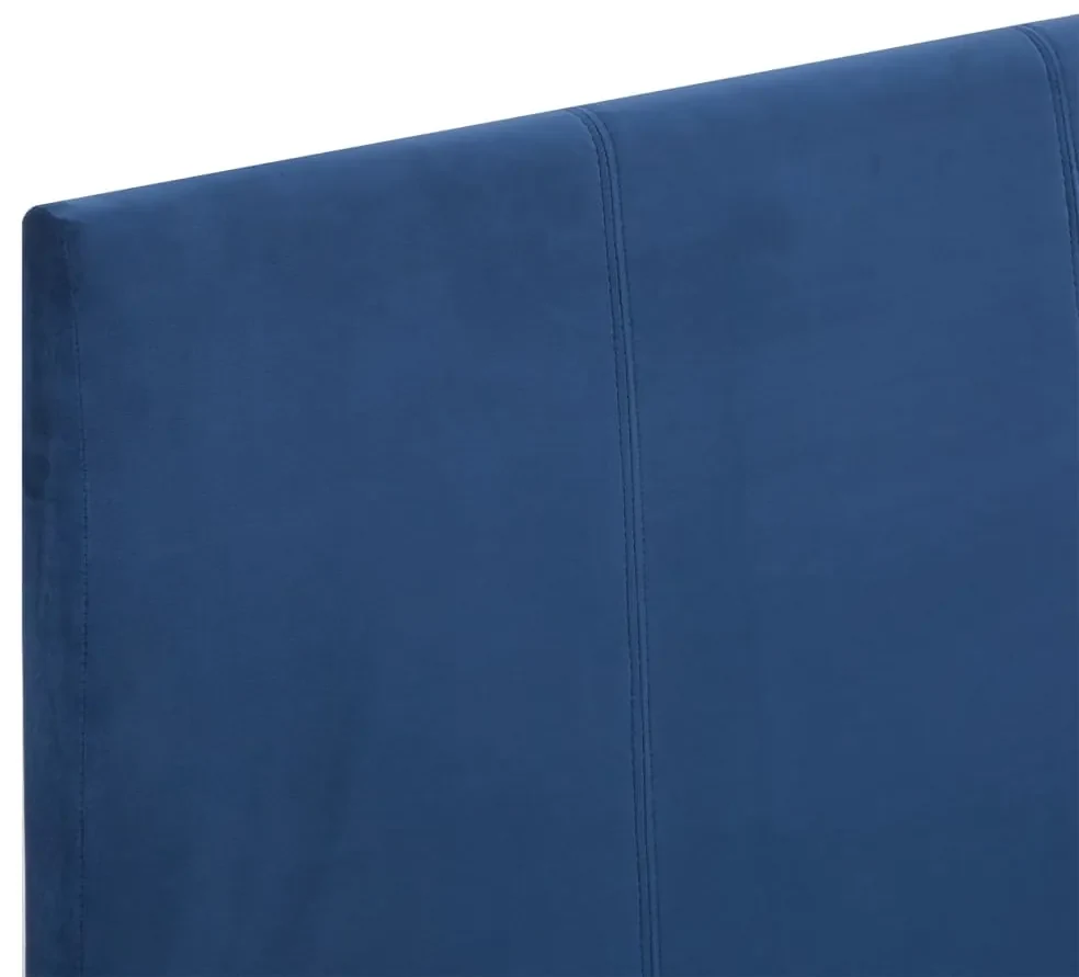 Giroletto blu in tessuto 180x200 cm