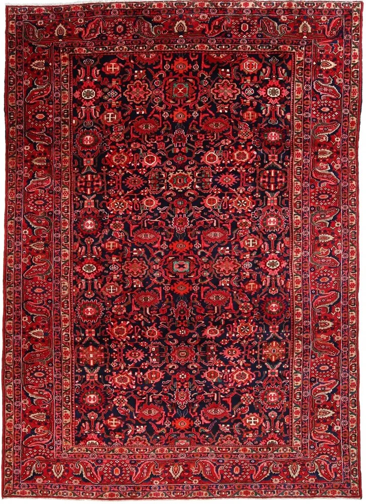 Tappeto 380 x 270 Rosso (Iran) Annodato A Mano