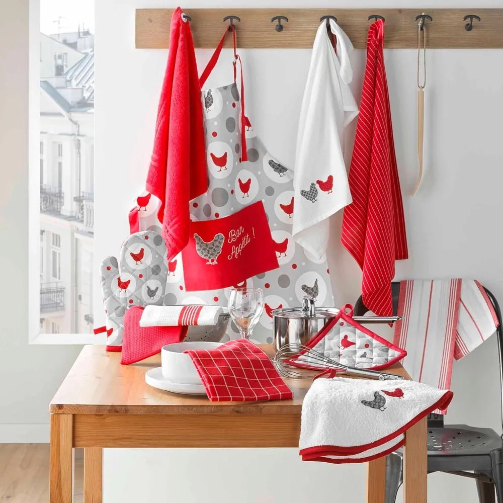 Guanto da forno in cotone Suzette – douceur d'intérieur