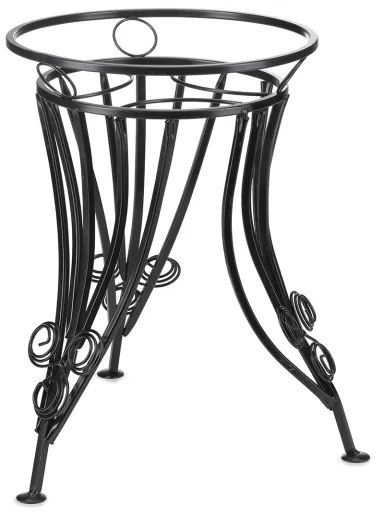 Portafiori 47x43 cm nero