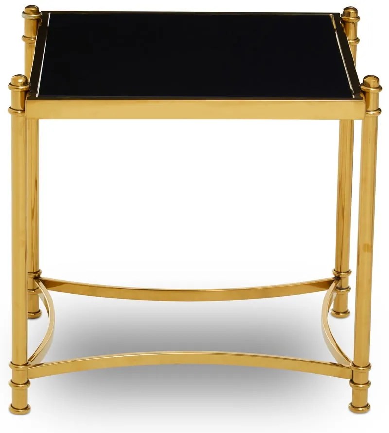 Tavolo contenitore con piano in vetro 50x56 cm Ackley - Premier Housewares