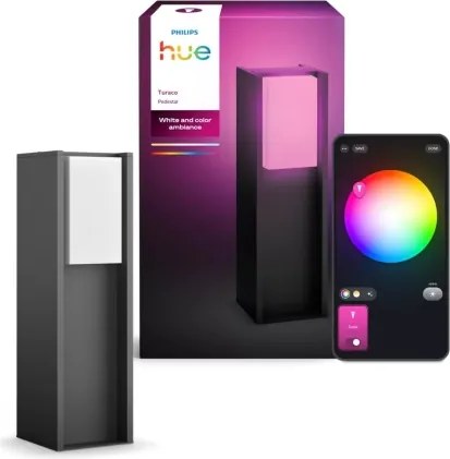 Philips - Lampada da esterno dimmerabile a LED Hue TURACO 1xE27/8,1W/230V 40 cm IP44