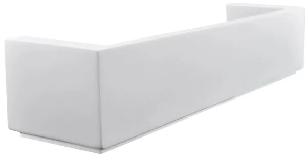 Applique BRICK 2xE14/12W/230V gesso/bianco